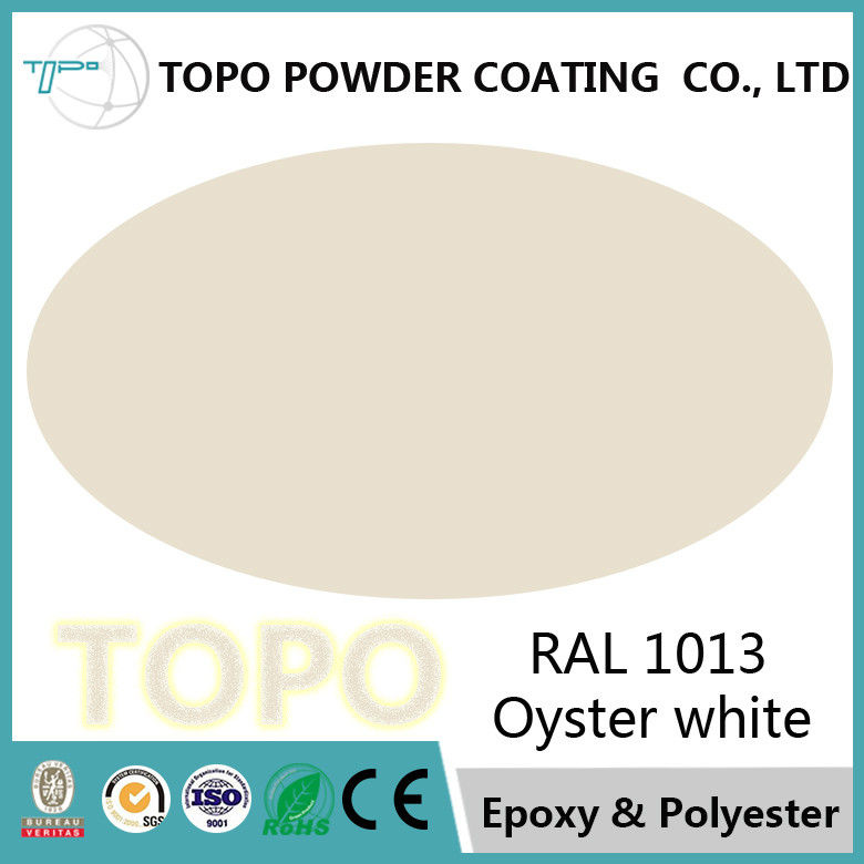 RAL 1013 Oyster হোয়াইট পাউডার কোট, ইস্পাত Shelving জন্য বিশুদ্ধ epoxy লেপ